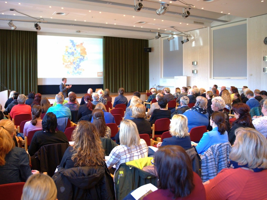Auditorium beim Fachtag Personalbemessung in der Pflege (PeBeM) am 9.10. in Potsdam